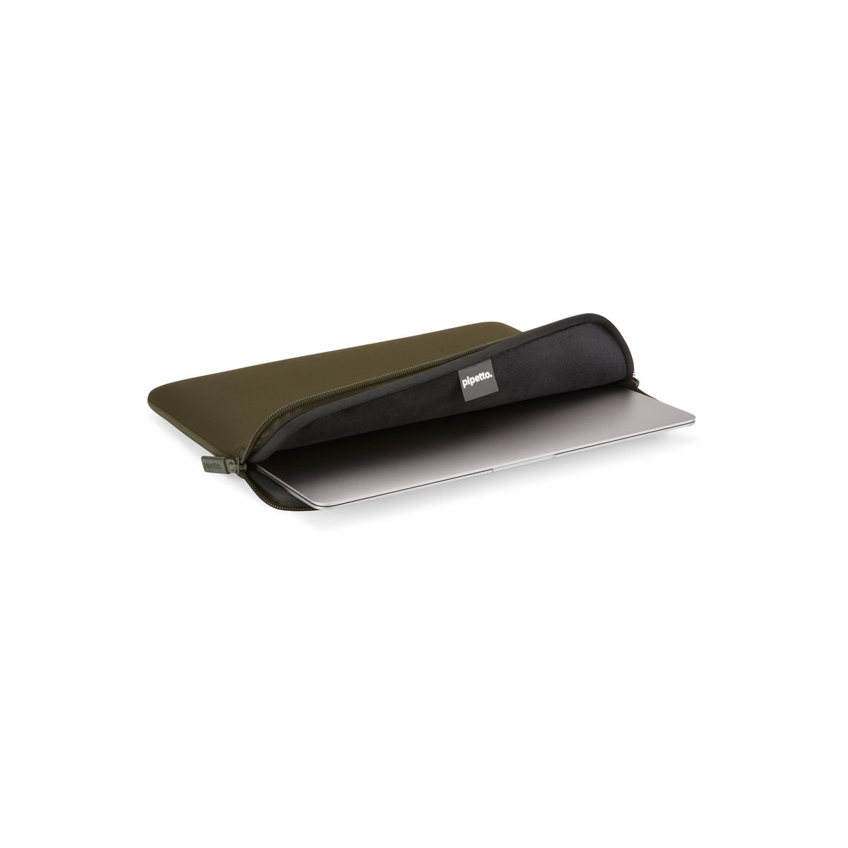 Neoprenové pouzdro pro MacBook 14" Pipetto Classic Fit - tmavě zelené