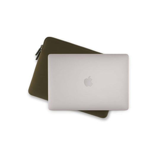 Neoprenové pouzdro pro MacBook 14" Pipetto Classic Fit - tmavě zelené