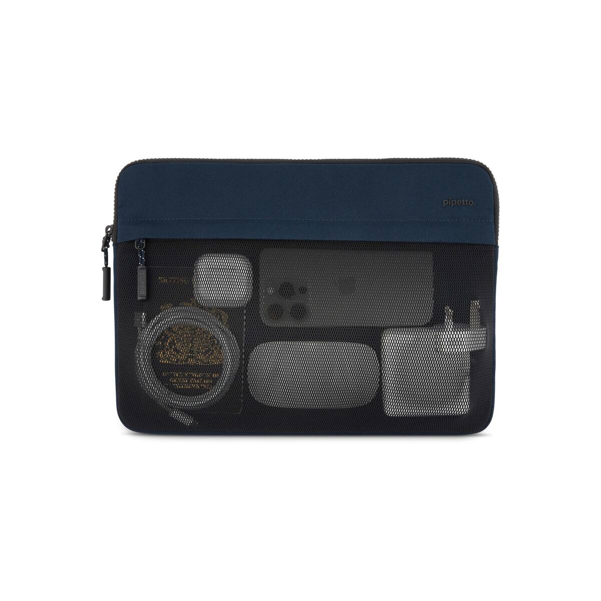 Pouzdro pro MacBook 14" Pipetto Expand Sleeve - tmavě modré - iSTYLE.cz