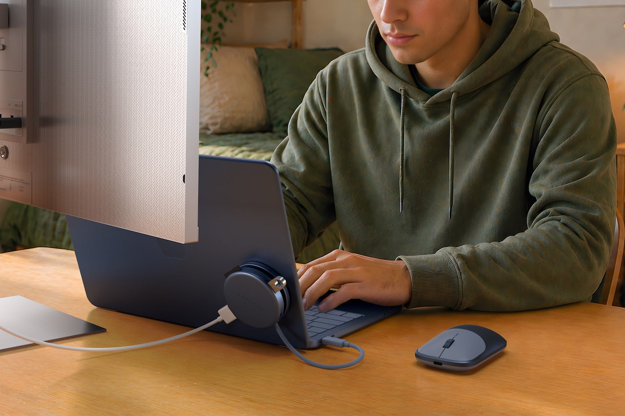 Satechi OntheGo 5-in-1 Multiport adaptér - indigo