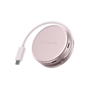 Satechi OntheGo 5-in-1 Multiport adaptér - růžový