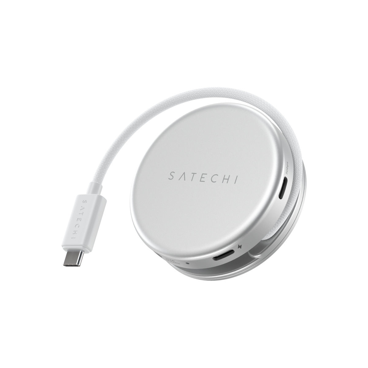 Satechi OntheGo 5-in-1 Multiport adaptér - stříbrný