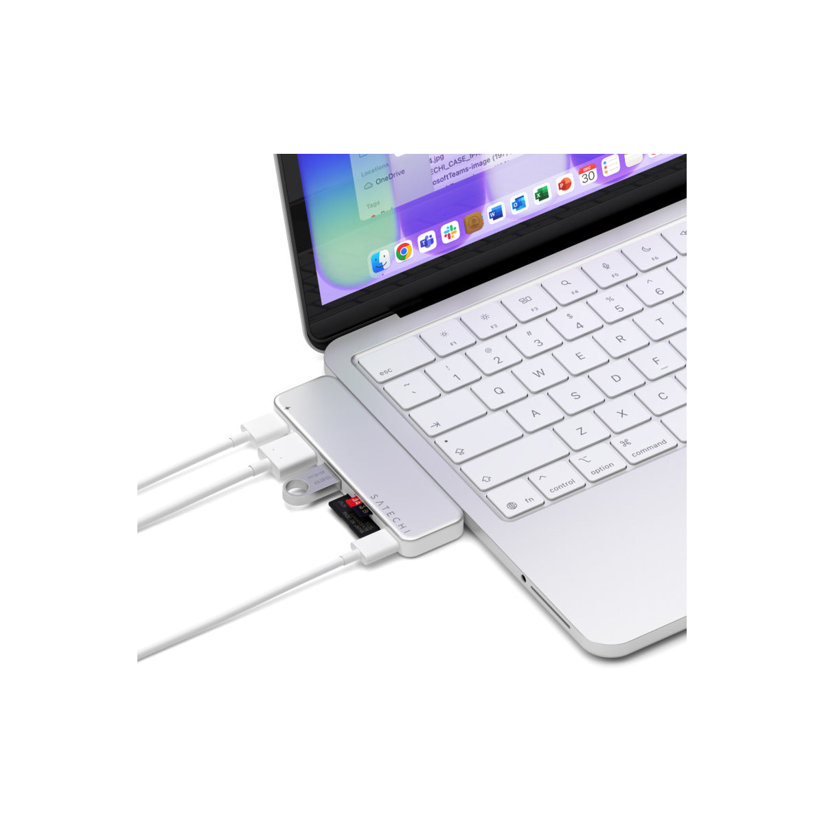 USB-C Snap Hub Satechi - stříbrný