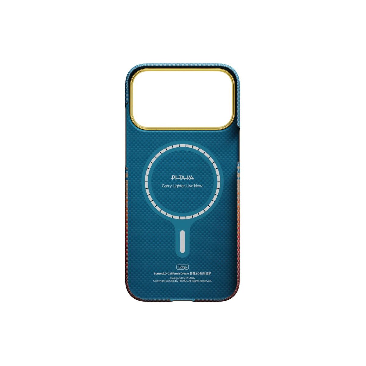 Kryt pro iPhone 17 Pro Pitaka Edge Case California Dream Sunset
