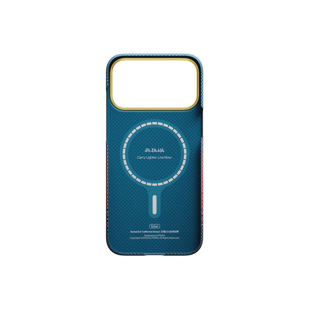 Kryt pro iPhone 17 Pro Max Pitaka Edge Case California Dream Sunset