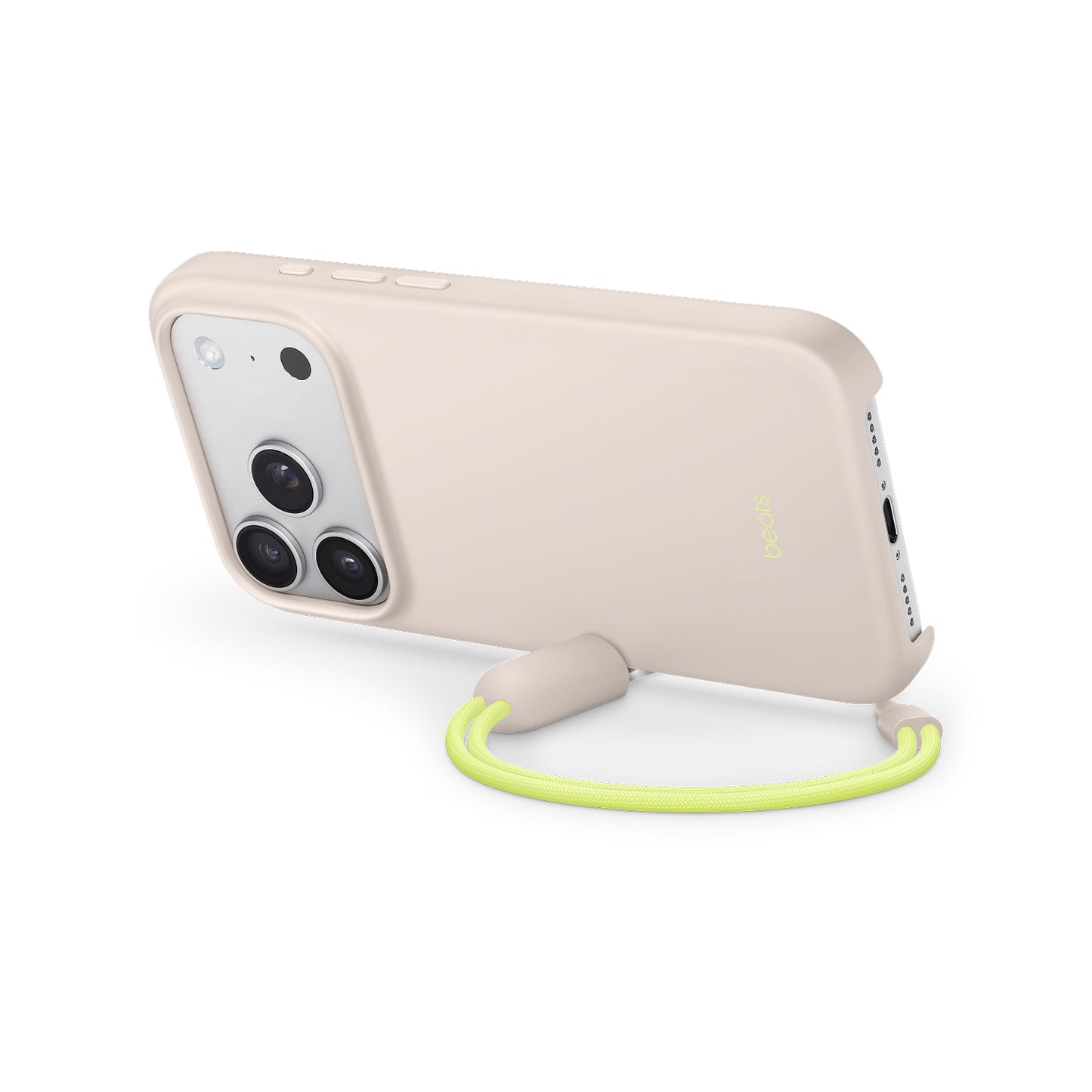 Kryt se stojánkem pro iPhone 17 Pro Beats s MagSafe a ovladačem fotoaparátu - vápencově šedý - iSTYLE CZ