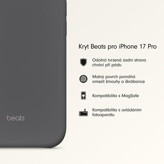Kryt pro iPhone 17 Pro s MagSafe a ovladačem fotoaparátu - granitově šedý - iSTYLE CZ