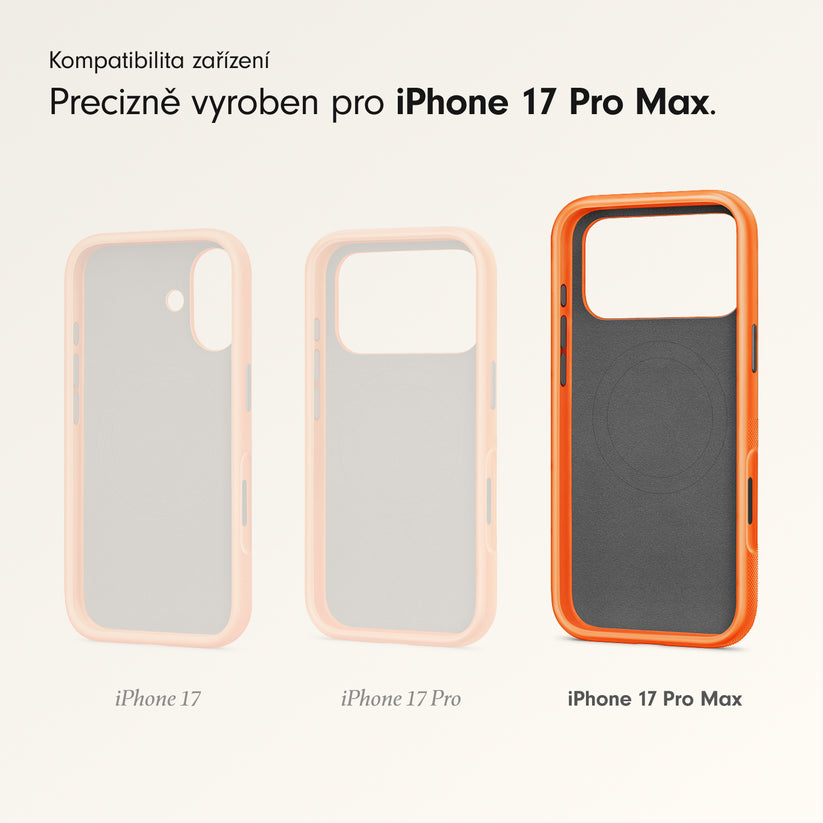 Odolný kryt iPhone 17 Pro Max Beats s MagSafe a ovladačem fotoaparátu - sierra oranžový - iSTYLE CZ