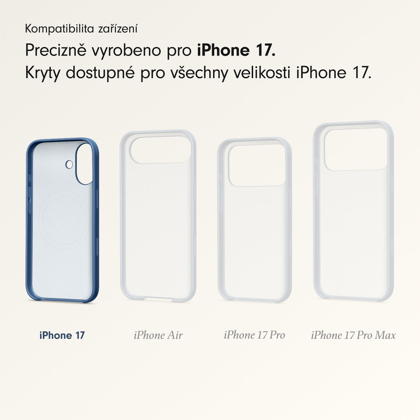 Kryt pro iPhone 17 Beats s MagSafe a ovladačem fotoaparátu - hlubinně modrý - iSTYLE CZ
