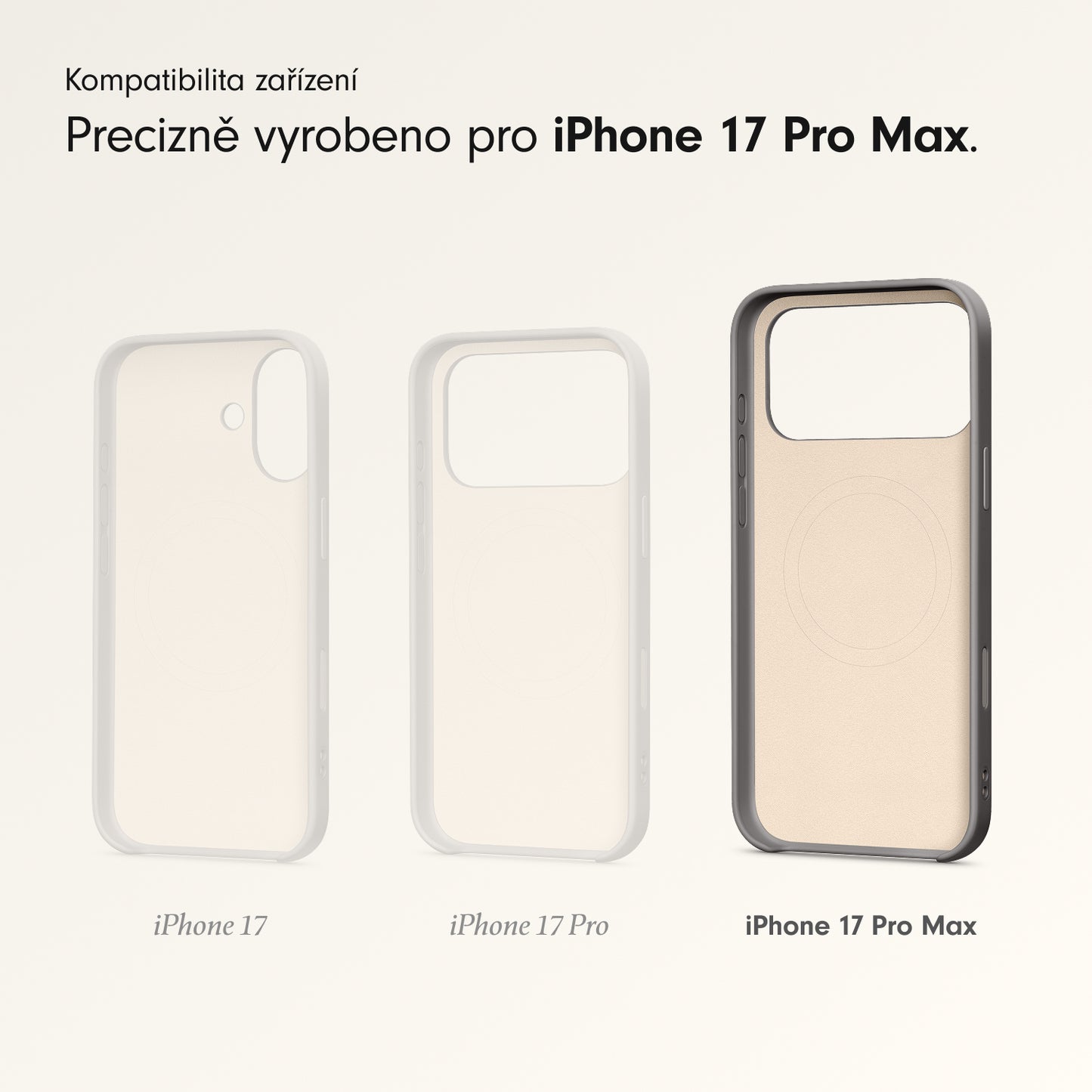 Kryt se stojánkem pro iPhone 17 Pro Max Beats s MagSafe a ovladačem fotoaparátu - granitově šedý - iSTYLE CZ