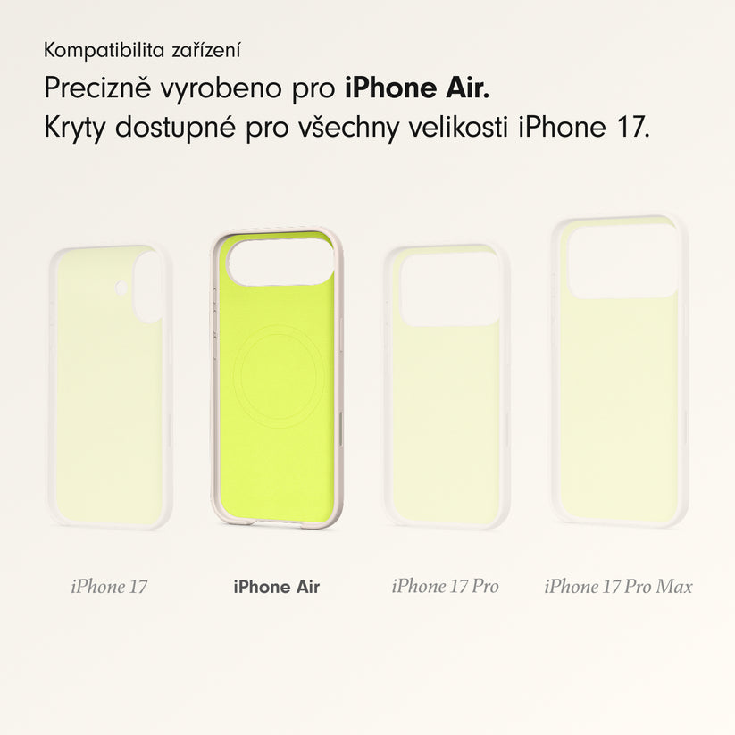 Kryt pro iPhone Air Beats s MagSafe a ovladačem fotoaparátu - vápencově šedý - iSTYLE CZ