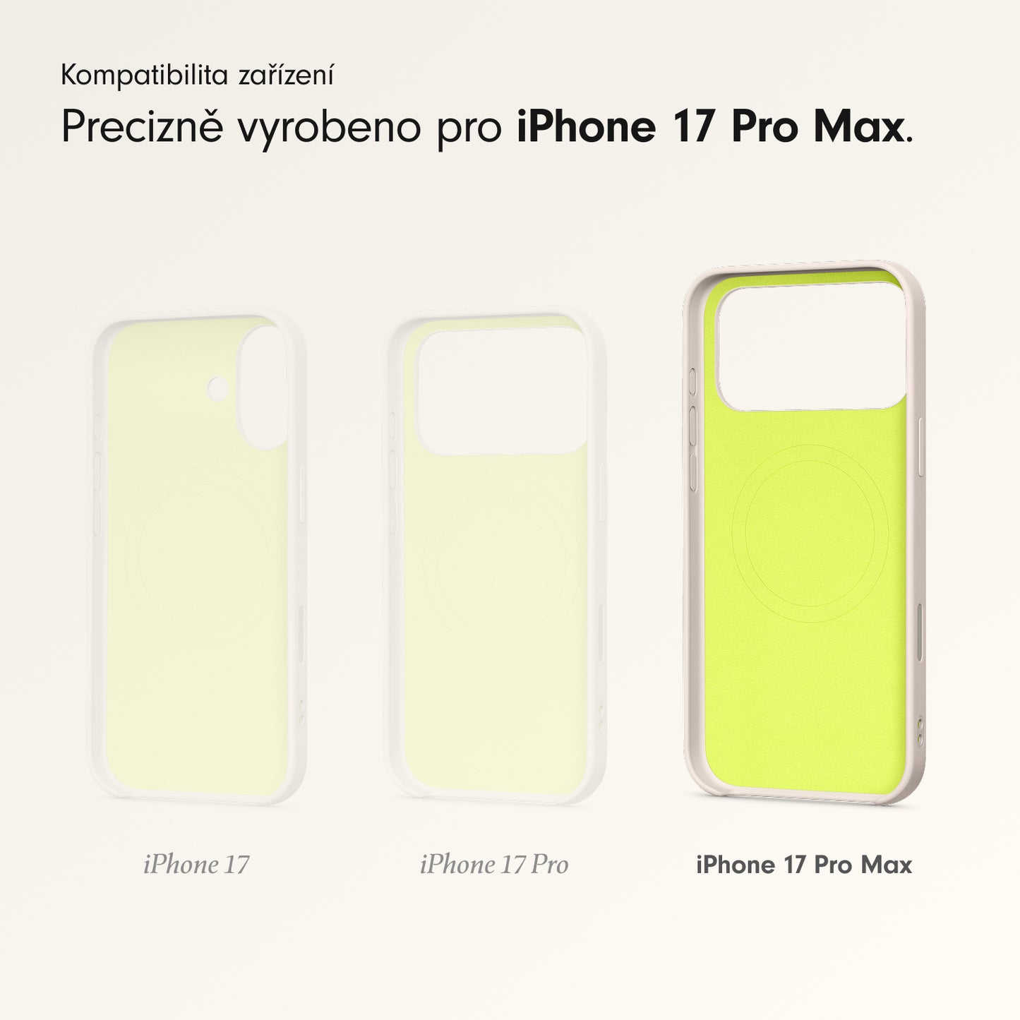 Kryt se stojánkem pro iPhone 17 Pro Max Beats s MagSafe a ovladačem fotoaparátu - vápencově šedý - iSTYLE CZ