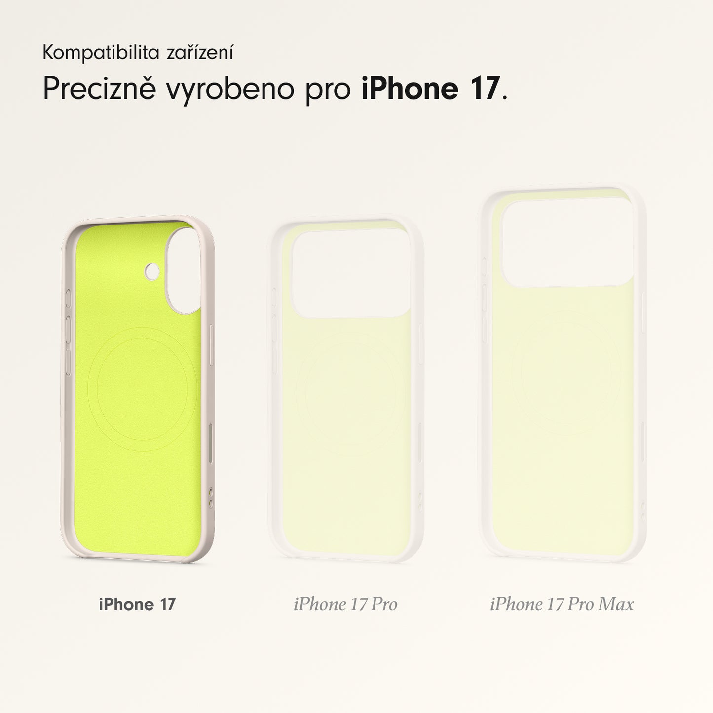 Kryt se stojánkem pro iPhone 17 Beats s MagSafe a ovladačem fotoaparátu - vápencově šedý - iSTYLE CZ
