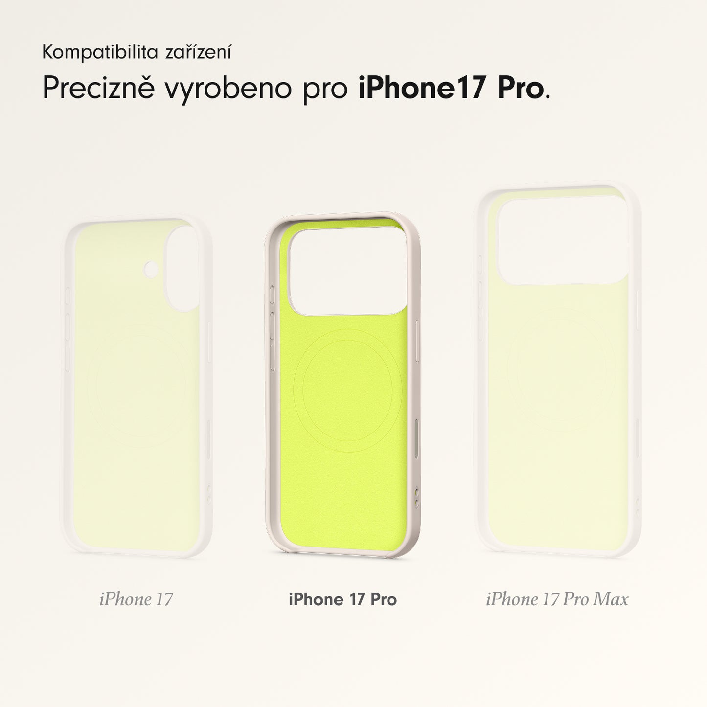 Kryt se stojánkem pro iPhone 17 Pro Beats s MagSafe a ovladačem fotoaparátu - vápencově šedý - iSTYLE CZ