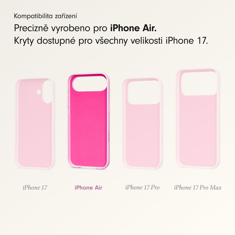 Kryt pro iPhone Air Beats s MagSafe a ovladačem fotoaparátu - oblázkově růžový - iSTYLE CZ