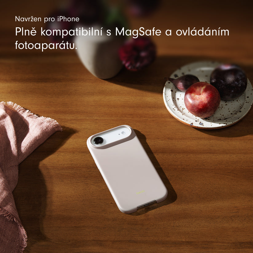 Kryt pro iPhone Air Beats s MagSafe a ovladačem fotoaparátu - vápencově šedý - iSTYLE CZ