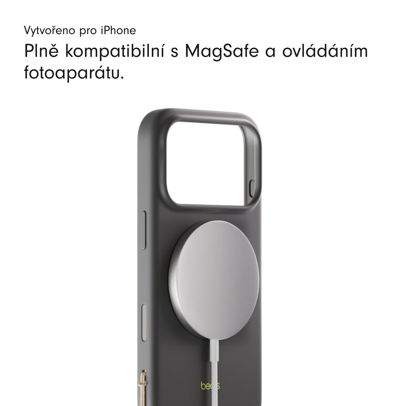 Kryt se stojánkem pro iPhone 17 Beats s MagSafe a ovladačem fotoaparátu - granitově šedý - iSTYLE CZ