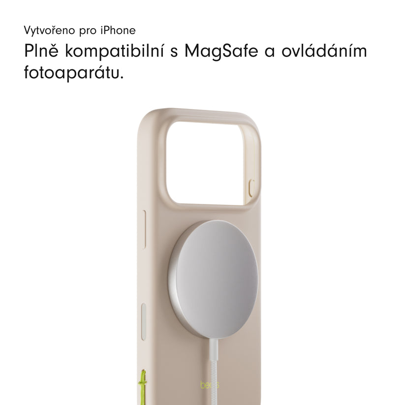 Kryt se stojánkem pro iPhone 17 Beats s MagSafe a ovladačem fotoaparátu - vápencově šedý - iSTYLE CZ