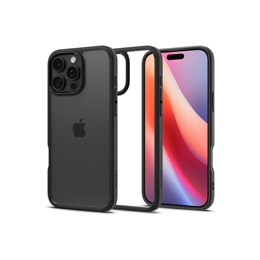 Kryt pro iPhone 16 Pro Max Spigen Crystal Hybrid - matně černý - iSTYLE CZ