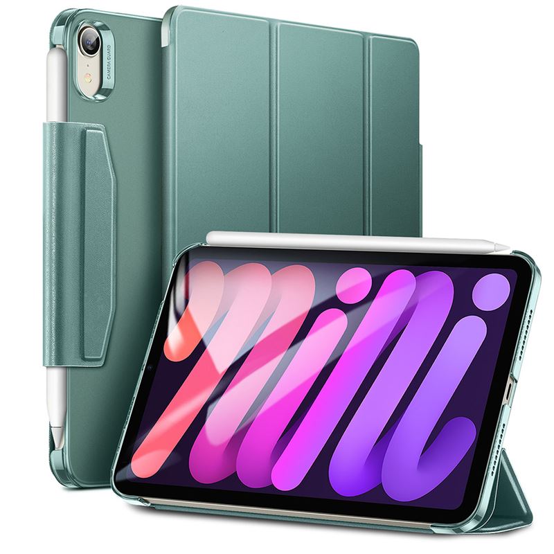 Pouzdro na iPad mini 6 ESR Ascend Trifold - tmavě zelené