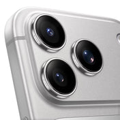 Safírové sklo na čočky pro iPhone 17 Pro / 17 Pro Max Blueo - stříbrné