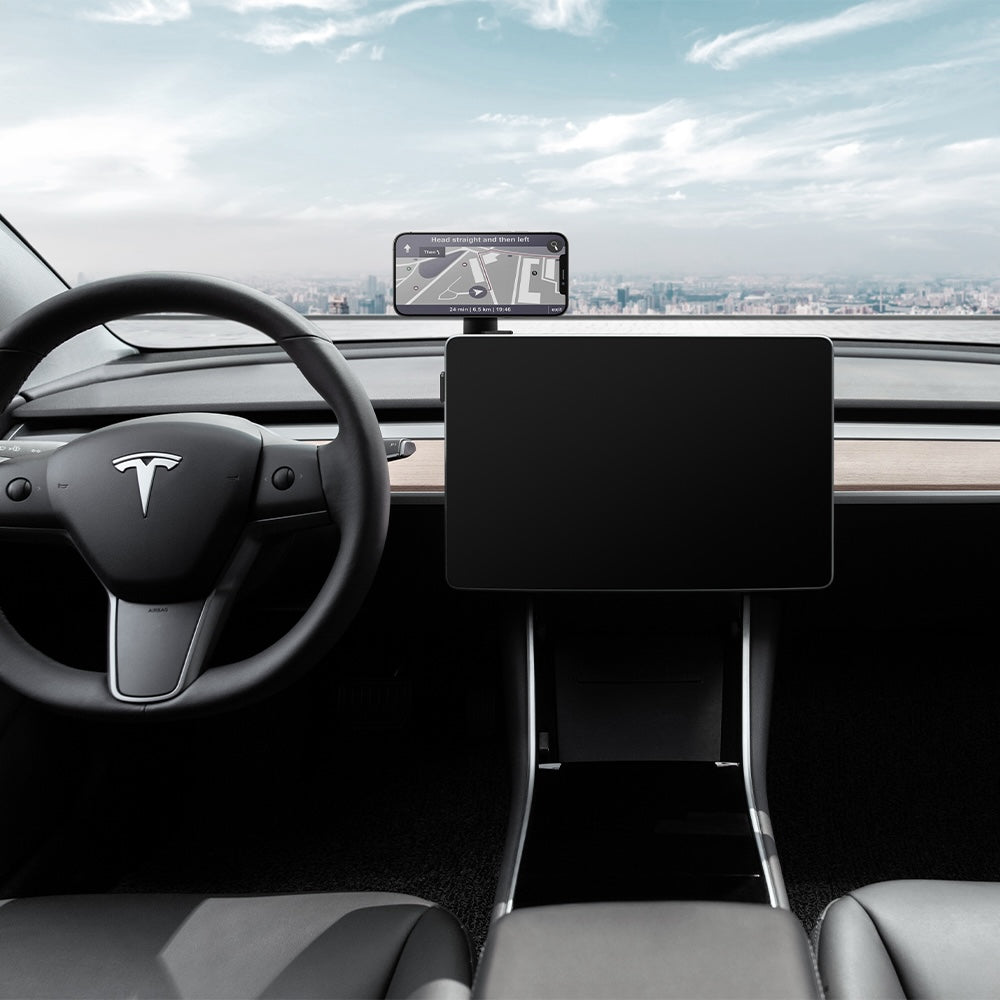 MagSafe držák Spigen Tesla OneTap MagFit Car Mount - černý - iSTYLE CZ