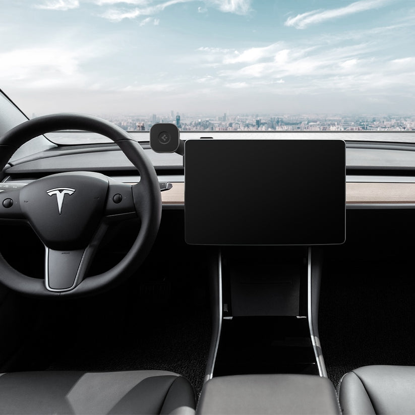 MagSafe držák Spigen Tesla OneTap MagFit Car Mount - černý - iSTYLE CZ