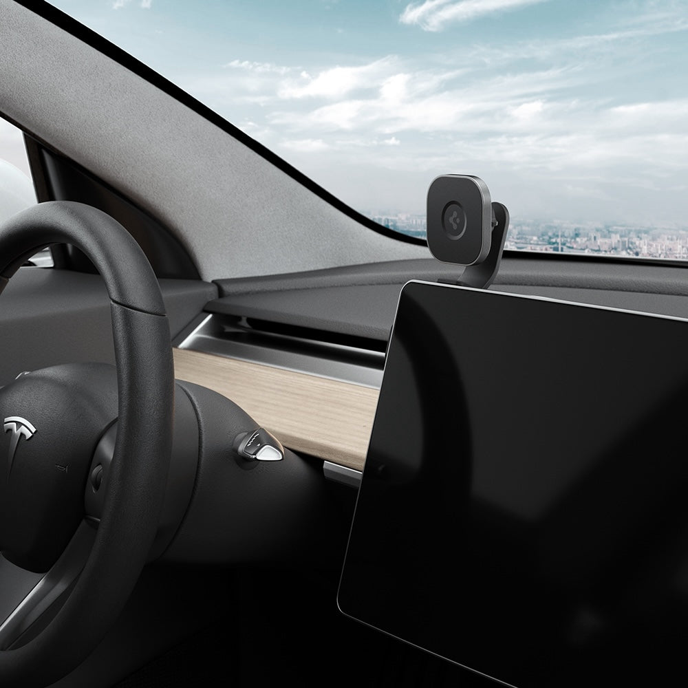 MagSafe držák Spigen Tesla OneTap MagFit Car Mount - černý - iSTYLE CZ