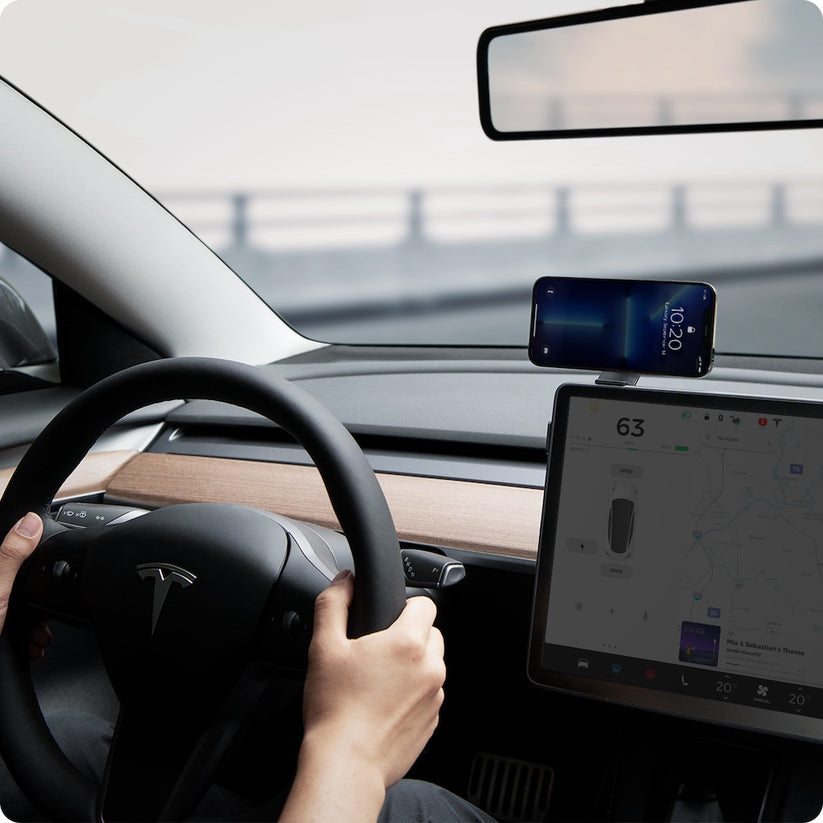 MagSafe držák Spigen Tesla OneTap MagFit Car Mount - černý - iSTYLE CZ