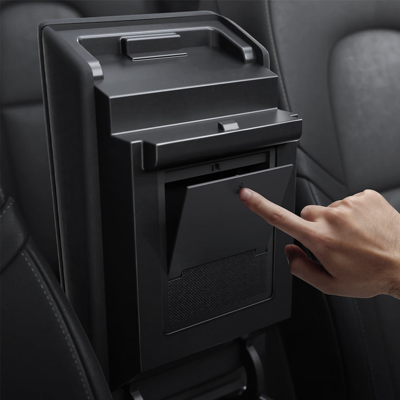 Skrytý úložný box Spigen Tesla Center Console Organizer Hidden Storage Box - černý - iSTYLE CZ