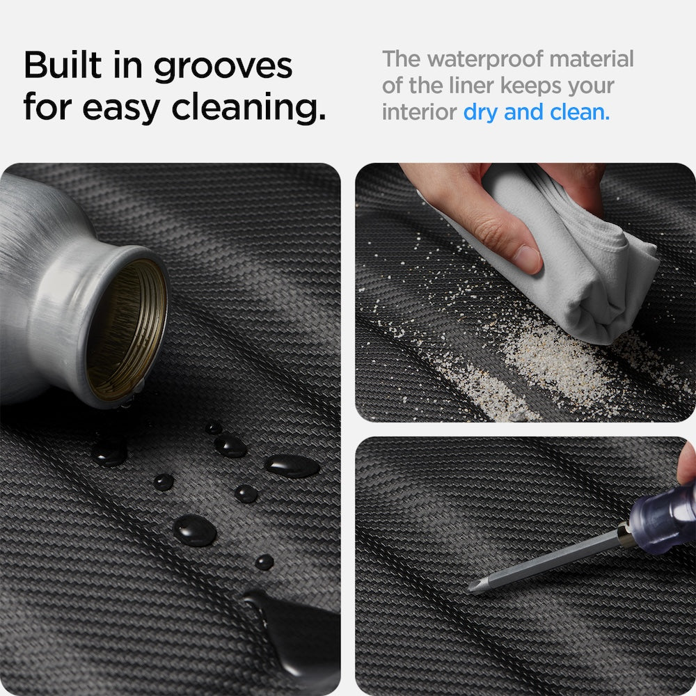 Podložka do kufru zadní Spigen Tesla Car Mat Rear Trunk - černá - iSTYLE CZ