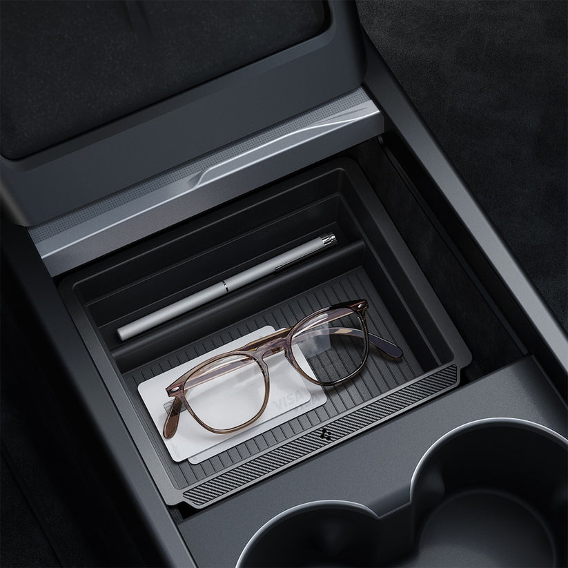 Organizér pro přední konzoli Spigen Tesla Sliding Console Organizer - černý - iSTYLE CZ