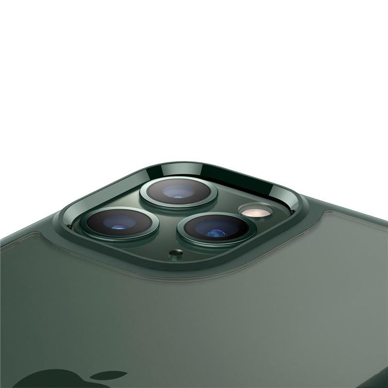 Ochranný kryt na iPhone 11 Pro Spigen Ultra Hybrid - tmavě zelený