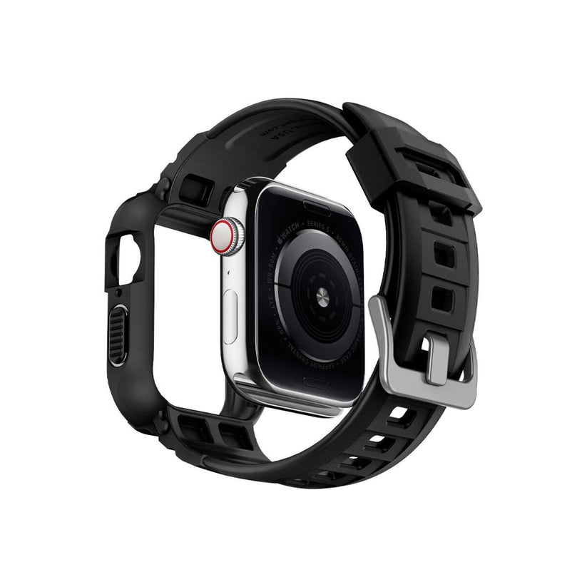 Řemínek pro Apple Watch 30/40/41 mm Spigen Rugged Armor Pro - černá - iSTYLE CZ