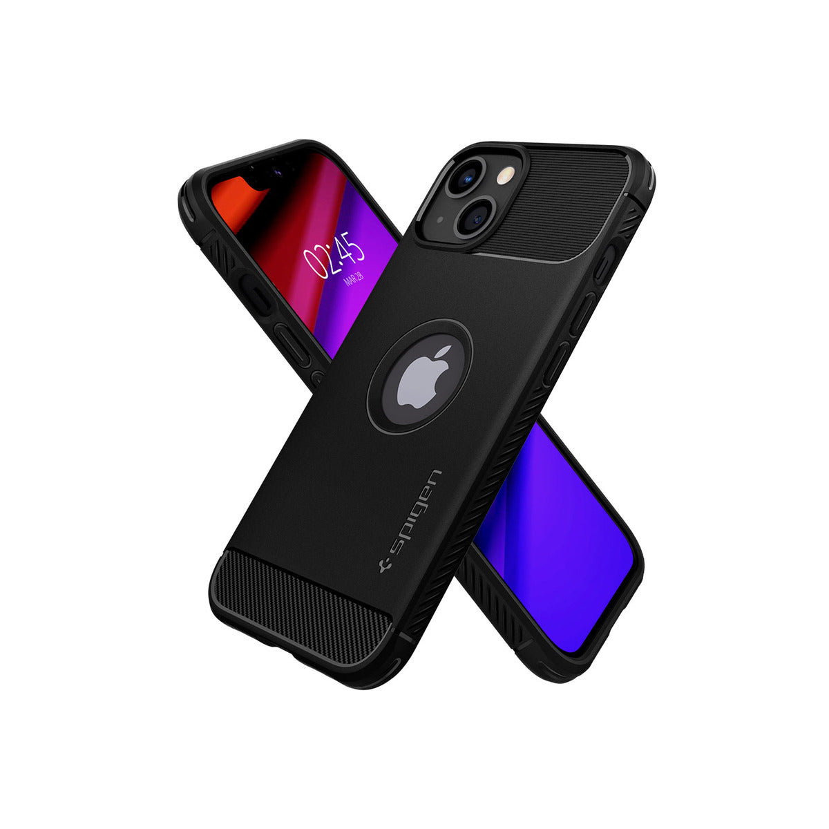 Kryt na iPhone 13 mini Spigen Rugged Armor - černý