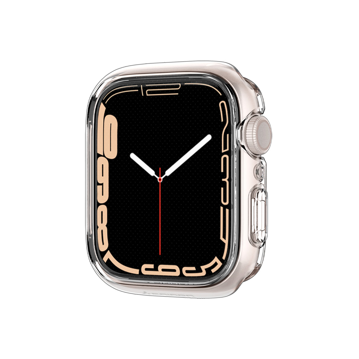Ochranný kryt na Apple Watch 7 45 mm Spigen Ultra Hybrid - průhledný