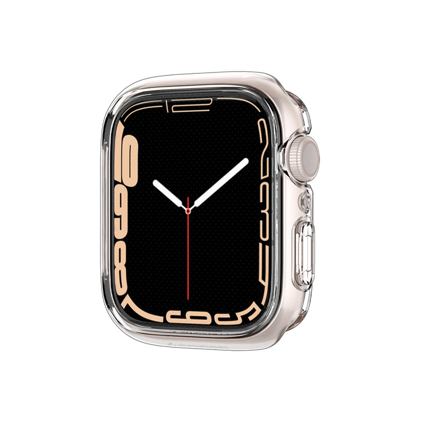 Ochranný kryt na Apple Watch 7 45 mm Spigen Ultra Hybrid - průhledný