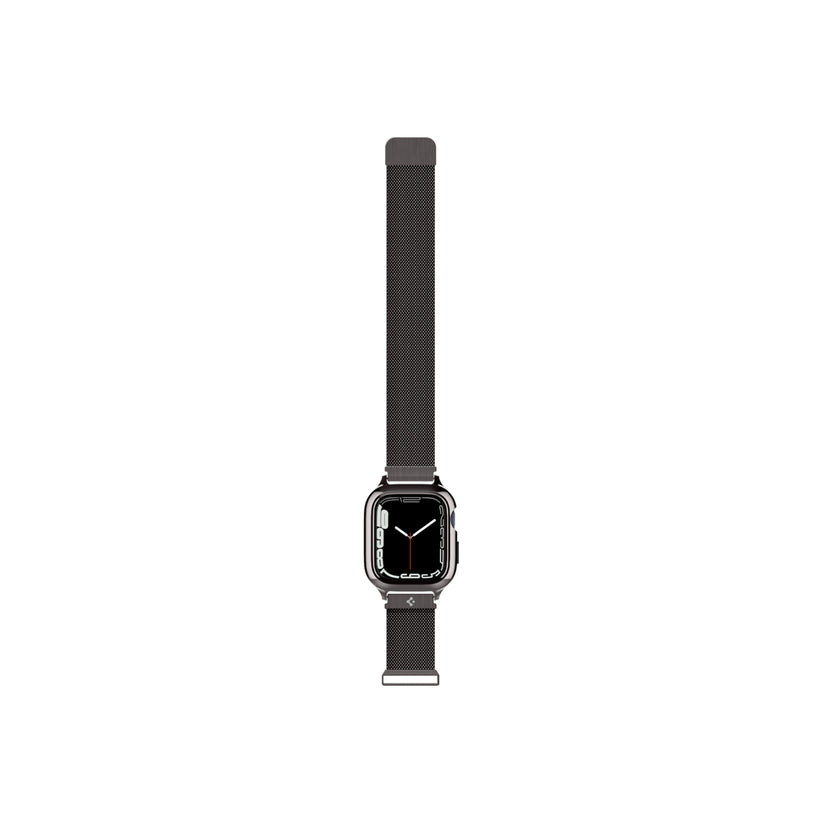 Řemínek pro Apple Watch 42/44/45/49 mm Spigen Metal Fit Pro - šedý - iSTYLE CZ