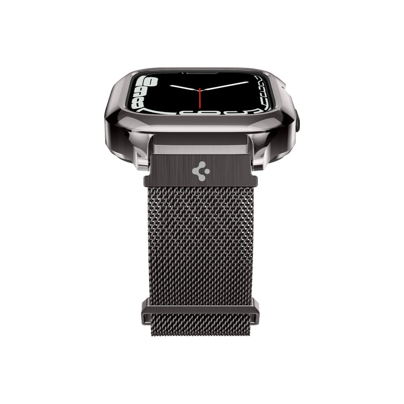 Řemínek pro Apple Watch 42/44/45/49 mm Spigen Metal Fit Pro - šedý - iSTYLE CZ