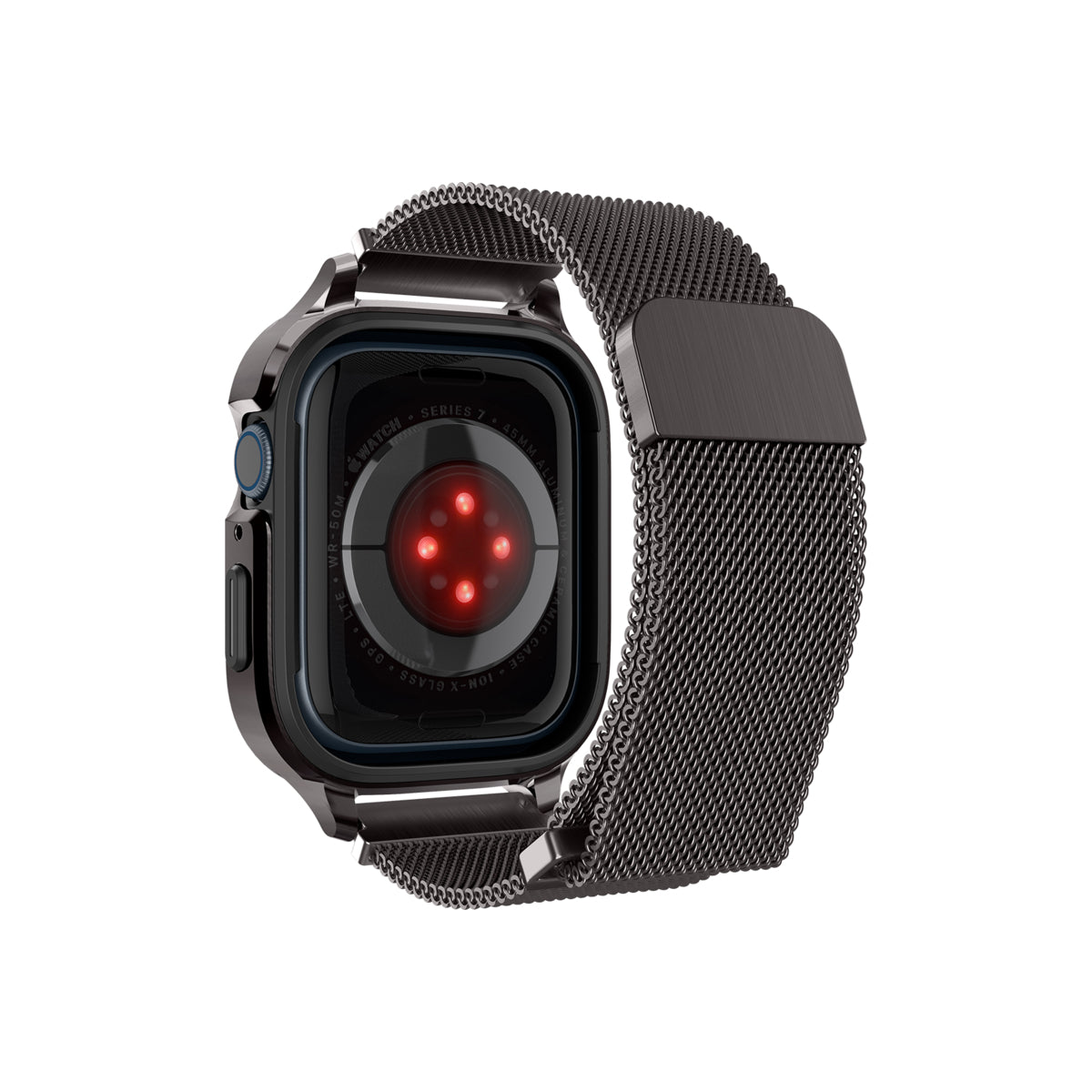 Řemínek pro Apple Watch 42/44/45/49 mm Spigen Metal Fit Pro - šedý - iSTYLE CZ