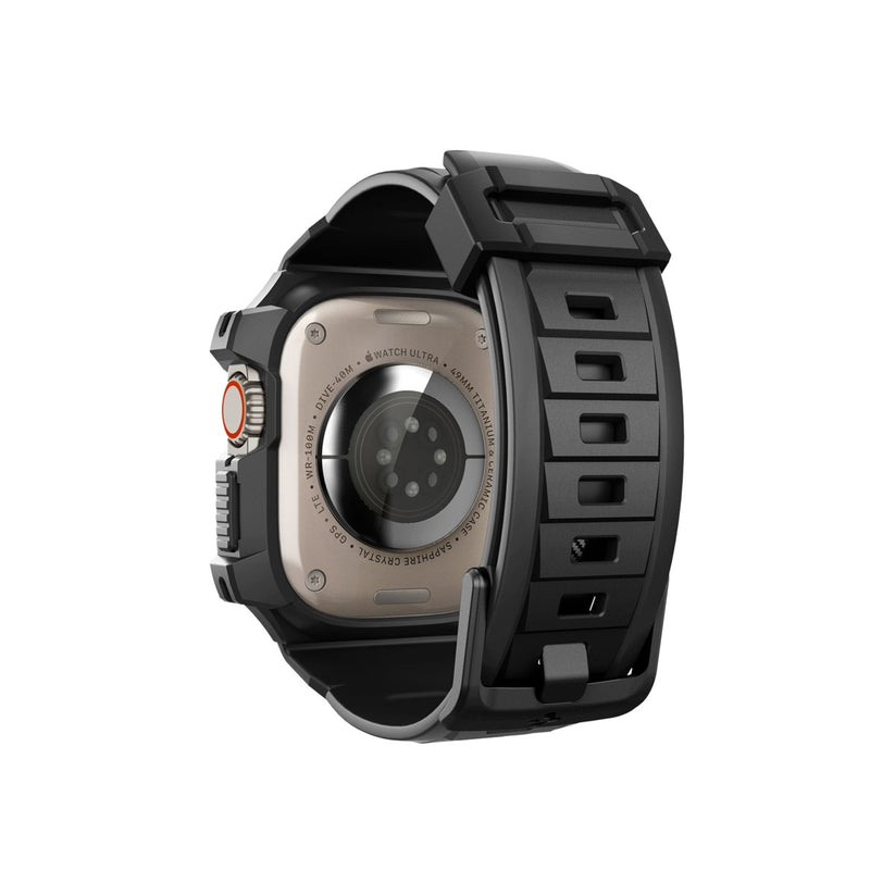 Řemínek pro Apple Watch Ultra 49 mm Spigen Rugged Armor Pro - černý - iSTYLE CZ