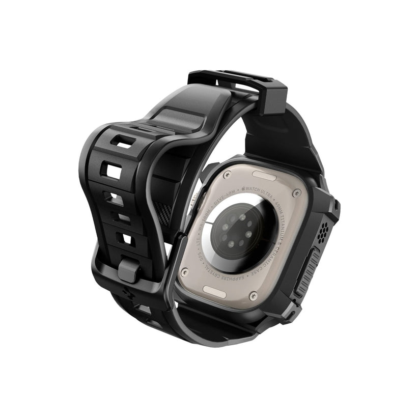 Řemínek pro Apple Watch Ultra 49 mm Spigen Rugged Armor Pro - černý - iSTYLE CZ