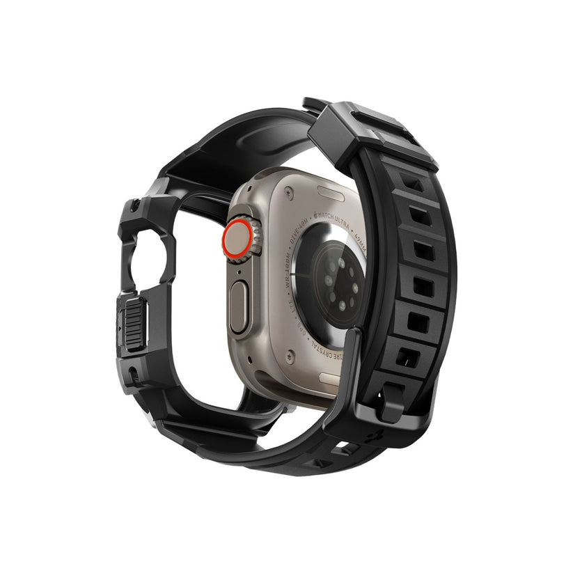 Řemínek pro Apple Watch Ultra 49 mm Spigen Rugged Armor Pro - černý - iSTYLE CZ