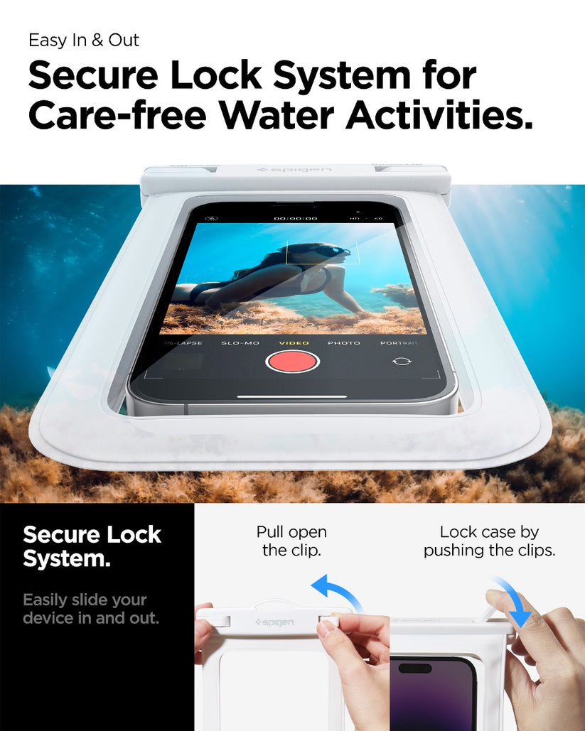 Vodotěsné pouzdro Spigen Aqua Shield A601 - bílé - iSTYLE CZ