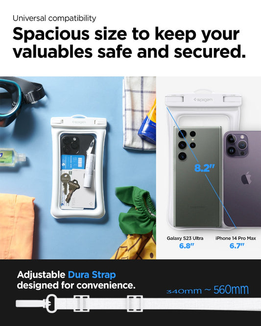 Vodotěsné plovoucí pouzdro Spigen Aqua Shield A610 - bílé - iSTYLE CZ