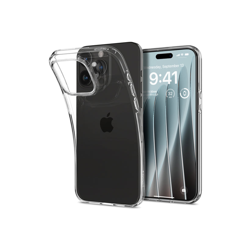 Kryt pro iPhone 15 Pro Max Spigen Crystal Flex - černý - iSTYLE CZ
