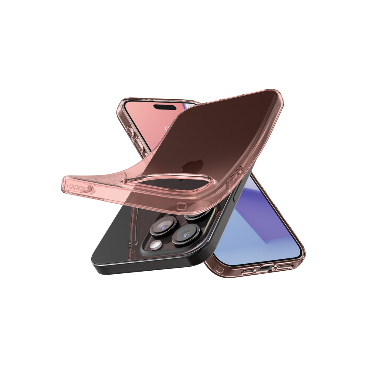 Kryt pro iPhone 15 Pro Max Spigen Crystal Flex - růžový - iSTYLE CZ