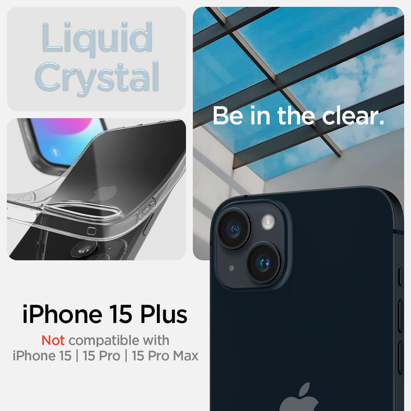 Kryt pro iPhone 15 Plus Spigen Crystal Flex - průhledný - iSTYLE CZ