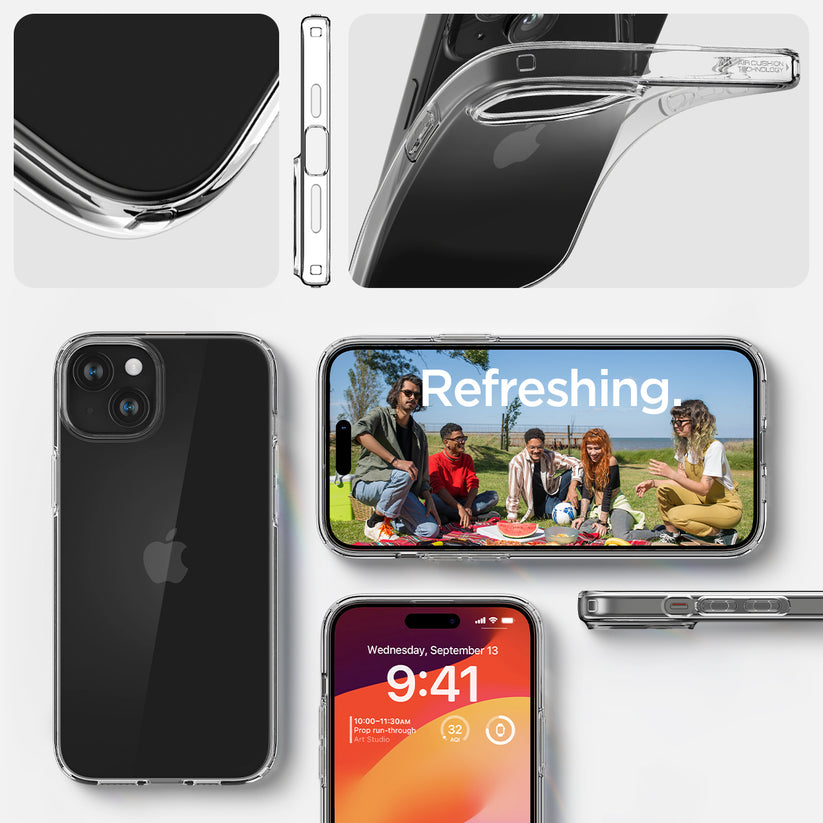 Kryt pro iPhone 15 Plus Spigen Crystal Flex - průhledný - iSTYLE CZ
