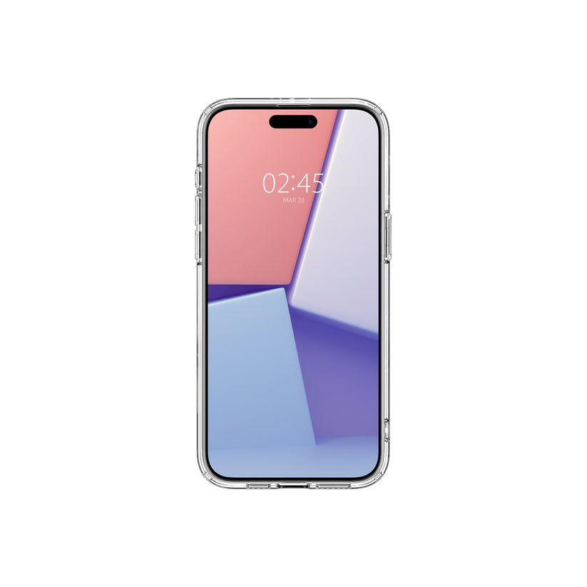 Kryt pro iPhone 15 Pro Max Spigen Crystal Hybrid MagSafe - bílý - iSTYLE CZ